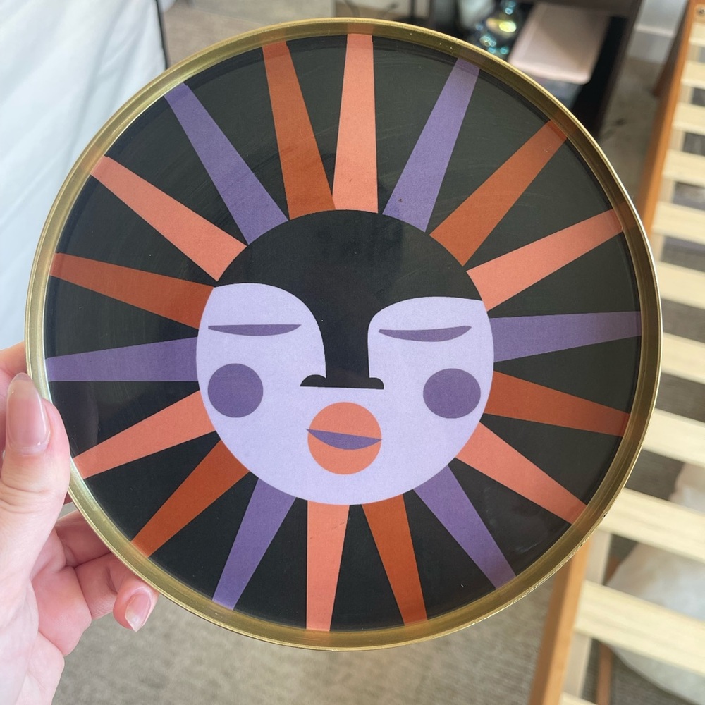 Sunburst Face tray